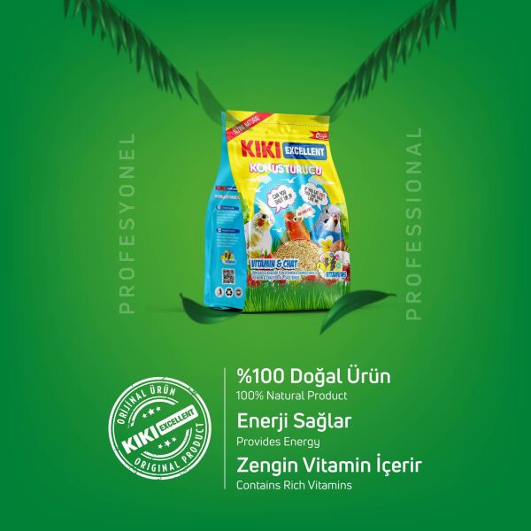 KIKI Excellent Kuş Konuşturucu 150 Gr. 12 Adet (Kutu)