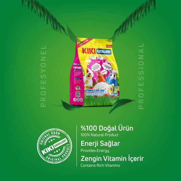 KIKI Excellent Kuş Kumu 250 Gr. 12 Adet (Kutu)