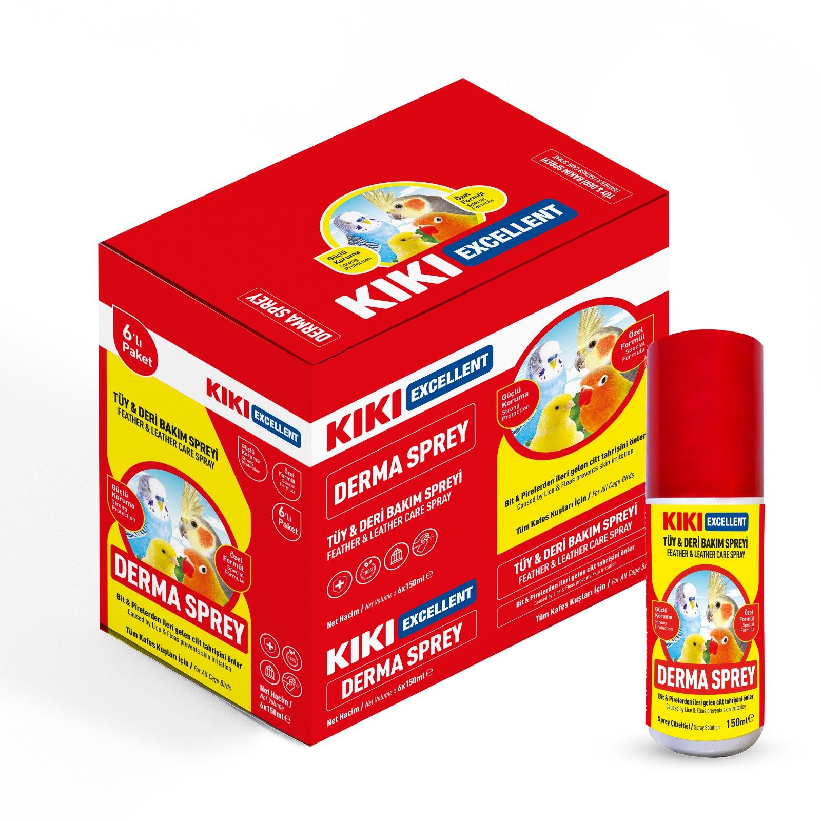 KİKİ EXCELLENT DERMA SPREY 150 ML 6'LI KUTU