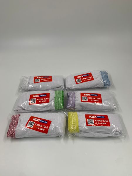 KAFES TÜLÜ -XL- X LARGE BOY 25'Lİ PATEK 5 RENK(Kopya)(Kopya)(Kopya)