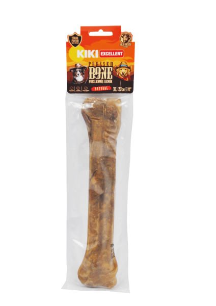 NATURAL PRESSED BONE (PRESLENMİŞ KEMİK) SIĞIR DERİSİNDEN XL - 27CM - 1 ADET