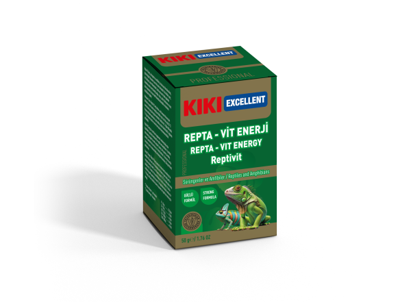 KİKİ EXCELLENT SÜRÜNGEN & AMFİBİLER İÇİN REPTA-VİT ENERJİ TOZU 50GR. KSTV108