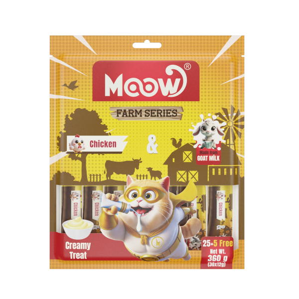 Tavuklu Keçi Sütlü 12gr x 30'lu Kedi Krema Ödülü