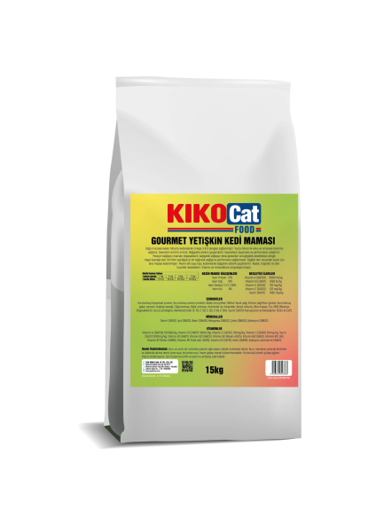 YETiŞKiN KEDİ MAMASI 15KG - GOURMET