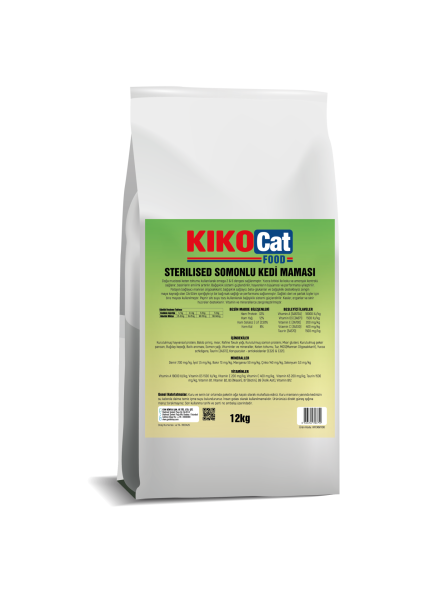 KISIRLAŞTIRILMIŞ KEDİ MAMASI 12KG - SOMONLU