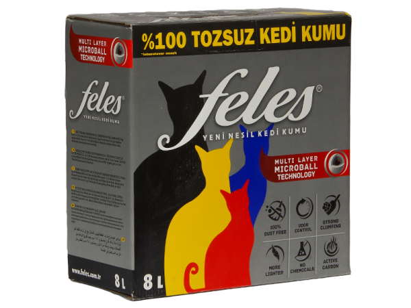 DOĞAL KEDİ KUMU 8 Lt, Aktif Karbon, %100 Tozsuz