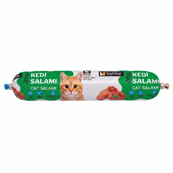 YepVital Kedi Salamı Kuzu Etli (18x100 gr) - KUTU