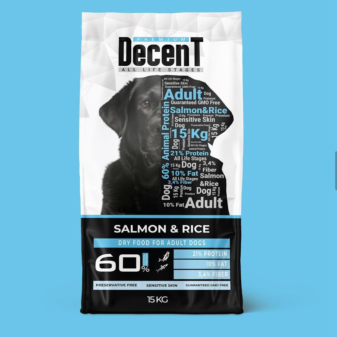 Decent Adult Dog Salmon 15-KG