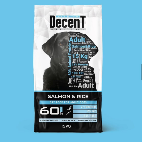 Decent Adult Dog Salmon 15-KG