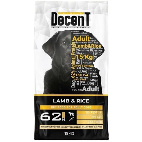 Decent Adult Dog Lamb 3 kgx4-Adet