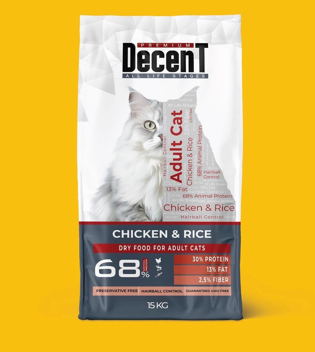 Decent Cat Chicken 15 Kg