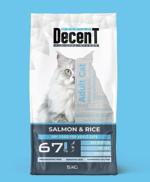 Decent Cat Salmon 15-Kg