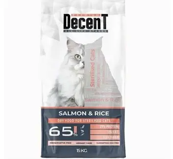 Decent Sterilised Cat Salmon 1.5 Kg x 6 Adet