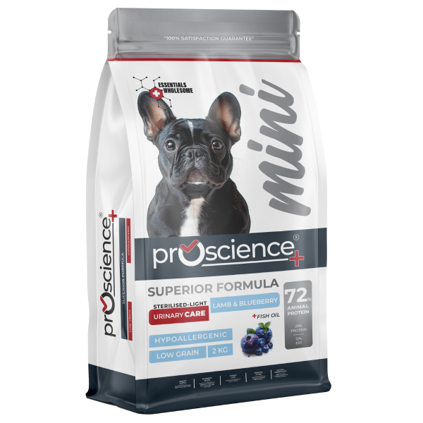Pro Science Mini Sterilised Dog Lamb&Blueberry 7-Kg (Adet)